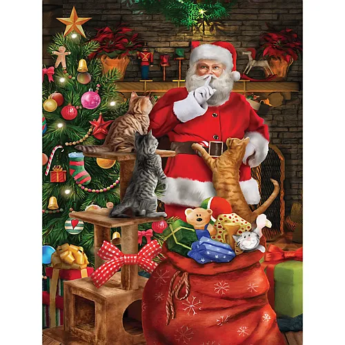 SunsOut Puzzle Cat out of the Bag - 300 Teile