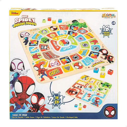 Woomax Spiderman Juego Mesa Madera Spidey Marvel