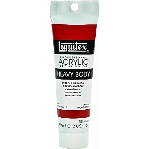Liquitex Lqx Prof. Heavy Body Acrylfarbe 59ml Tube Pyrrolkarmesin