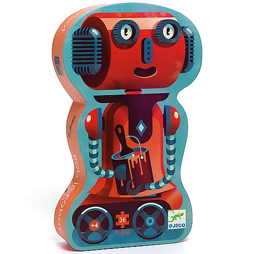 Djeco Puzzle Bob der Roboter (36Teile)