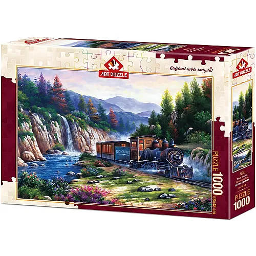 Art Puzzle Reise mit der Bahn - 1000 Teile