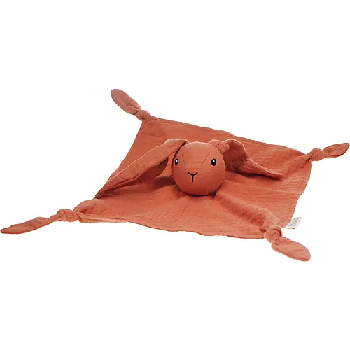 Schmusetuch Hase Rot