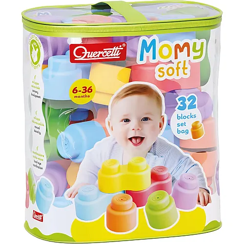 Quercetti Momy Soft-Bausteine, 32-tlg.