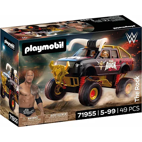 PLAYMOBIL WWE The Rock Monster Truck 71955