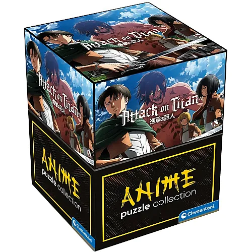Clementoni Puzzle Anime Cube Premium Attack on Titan (500Teile)