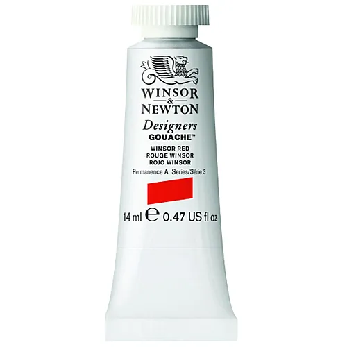 Winsor & Newton W&n Designers Gouache 14ml Tube Winsorrot
