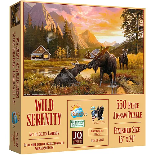 SunsOut Puzzle Dallen Lambson Wilde Gelassenheit - 550 Teile