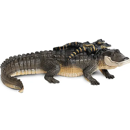 Safari Ltd. Incredible Creatures Alligator mit Babies