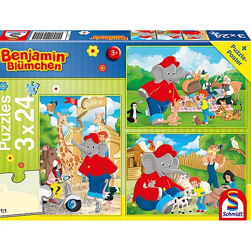 Benjamin Bl�mchen, Im Zoo - 24 Teile