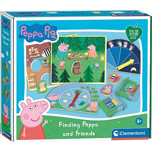 Clementoni Spiele Wimmelbild-Brettspiel Peppa Pig (mult)