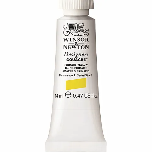 Winsor & Newton W&n Designers Gouache 14ml Tube Prim�rgelb