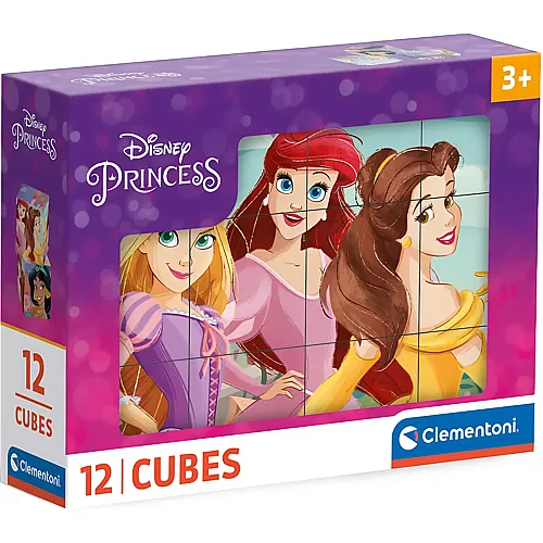 W�rfelpuzzle Disney Princess 12Teile
