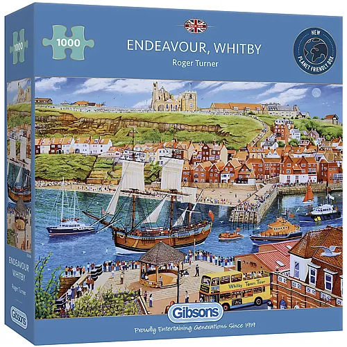 Gibsons Puzzle Roger Turner Endeavour, Whitby - 1000 Teile