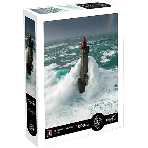 Leuchtturm in der Brandung - 1000 Teile