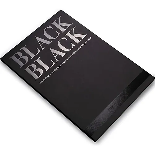 Fabriano K�nstlerpapier Black Black A3