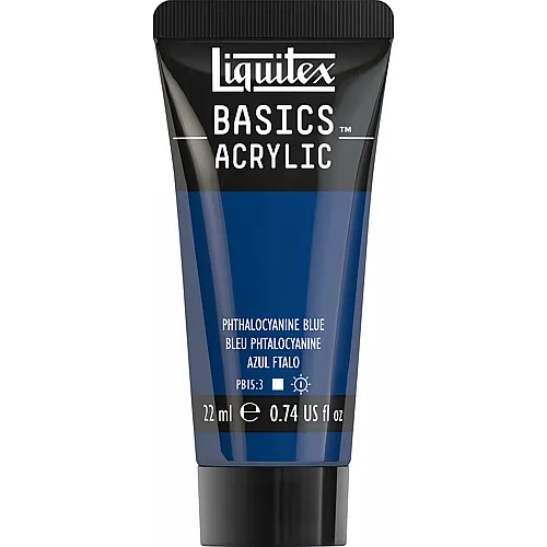Liquitex Lqx Basics Acrylfarbe 22ml Tube Phthalozyaninblau