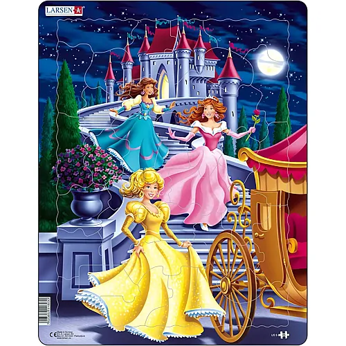 Larsen Puzzle Prinzessinnen - 35 Teile