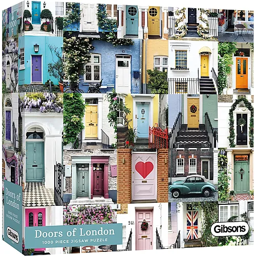 Gibsons Puzzle The Doors of London (1000Teile)