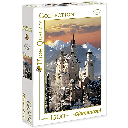 Clementoni Puzzle High Quality Collection Schloss Neuschwandstein (1500Teile)