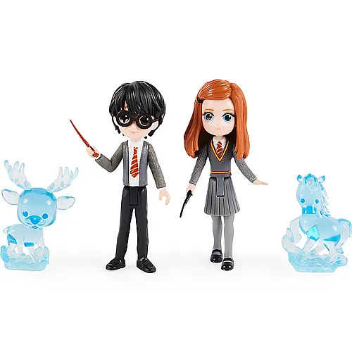 Spin Master Harry Potter Harry & Ginny mit 2 Patronus-Figuren (8cm)