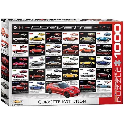 Eurographics Corvette Evolution (1000Teile)