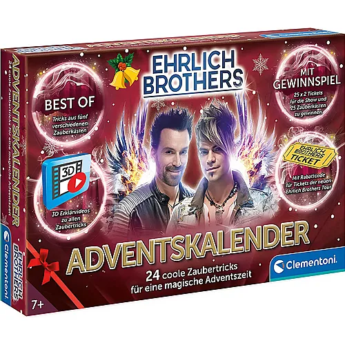Clementoni Magic Ehrlich Brothers Adventskalender der Magie