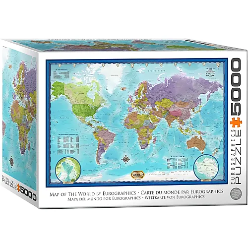 Eurographics Puzzle Weltkarte - 5000 Teile