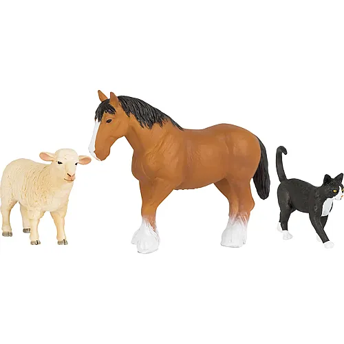 small foot Woodfriends Bauernhof-Set - 3 Teile