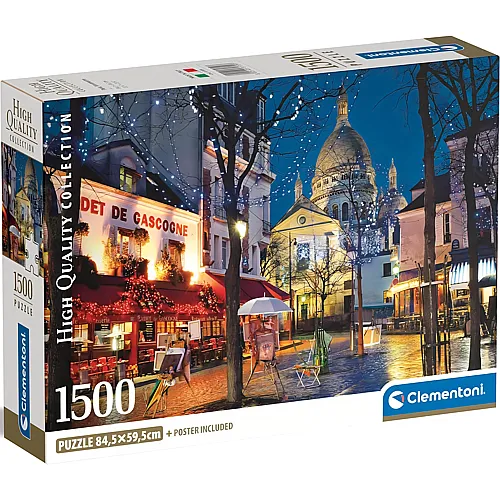 Clementoni Puzzle High Quality Collection Paris Montmartre (1500Teile)