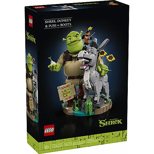Shrek, Esel und Der Gestiefelte Kater 72423