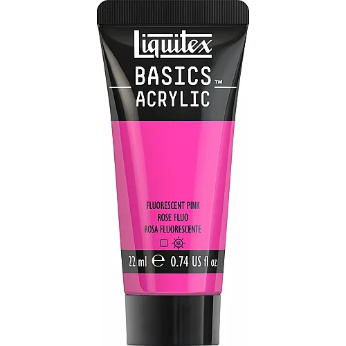 Liquitex Lqx Basics Acrylfarbe 22ml Tube Rosa Fluo