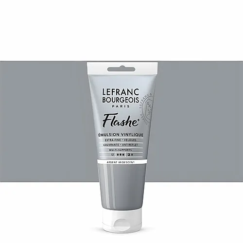 Lefranc Bourgeois Lfb Flashe Acryl 80ml Tube Irisierendes Silber