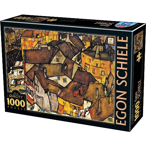 DToys Puzzle Egon Schiele Crescent of Houses - 1000 Teile