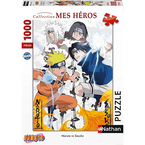 Nathan Puzzle Naruto Shippuden Naruto vs. Sasuke (1000Teile)
