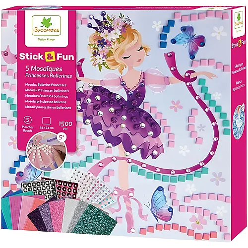 Sycomore Stick'n Fun GM Mosaiques Princesses Ballerine (fr-de-it)