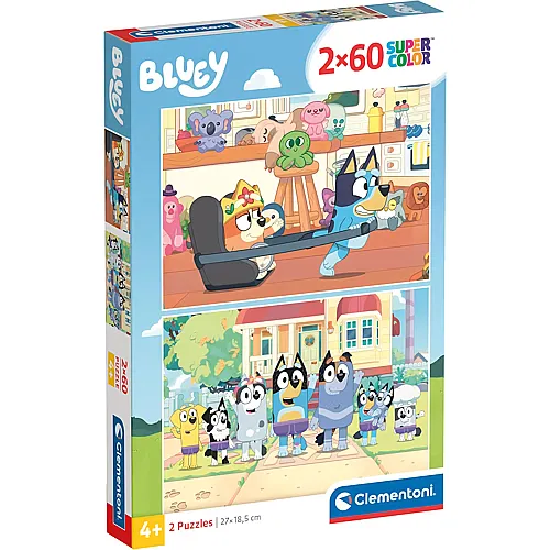 2in1 Bluey 60Teile
