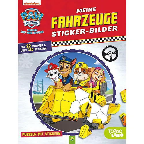 Paw Patrol - Meine Fahrzeuge Sticker-Bilder