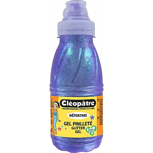 Cleopatre Neon Glittergel Ultra-violett