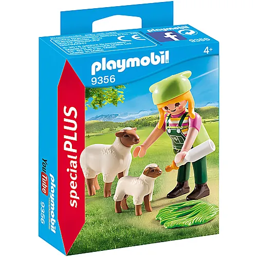 PLAYMOBIL specialPLUS B�uerin mit Sch�fchen 9356