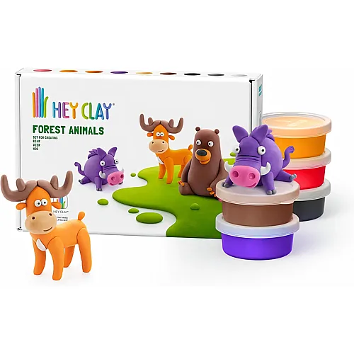 Hey Clay Waldtiere: B�r, Hirsch, Wildschwein