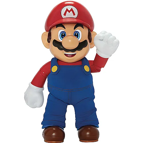 Jakks Pacific Super Mario Mario mit Funktion (35cm)