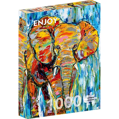 Enjoy Puzzle Colorful Elefant - 1000 Teile