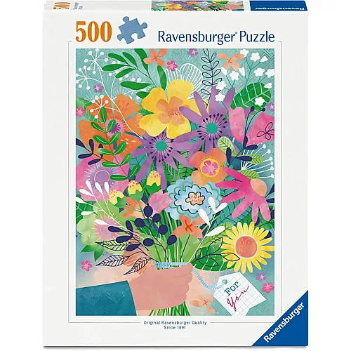 Ravensburger Puzzle Blumen f�r dich (500Teile)