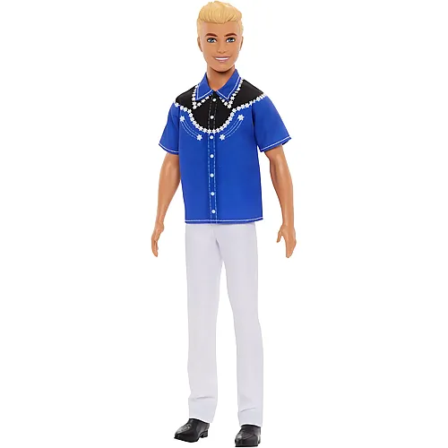 Ken-Puppe Blond im Westernlook
