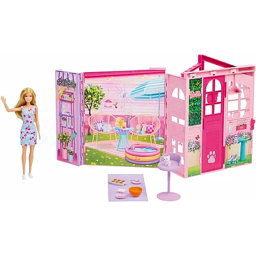 Barbie Weekend Escape Haus mit Puppe