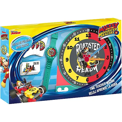 Kids Licensing Disney Mickey Mouse  - Uhren - Set zum Erlernen der Uhrzeiten