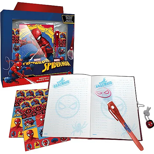 Sambro Spiderman Tagebuch-Set mit magischem Stift