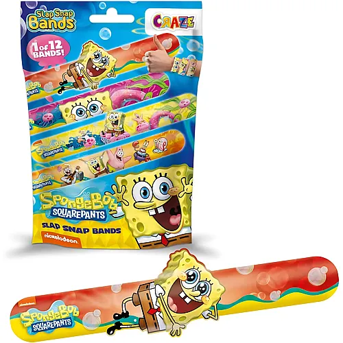 Craze Slap Snap Bands Armb�nder SpongeBob