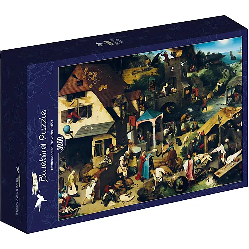 Pieter Bruegel the Elder - Netherlandish Proverbs, 1559 3000Teile