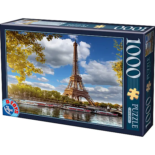 DToys Eiffelturm, Paris - 1000 Teile